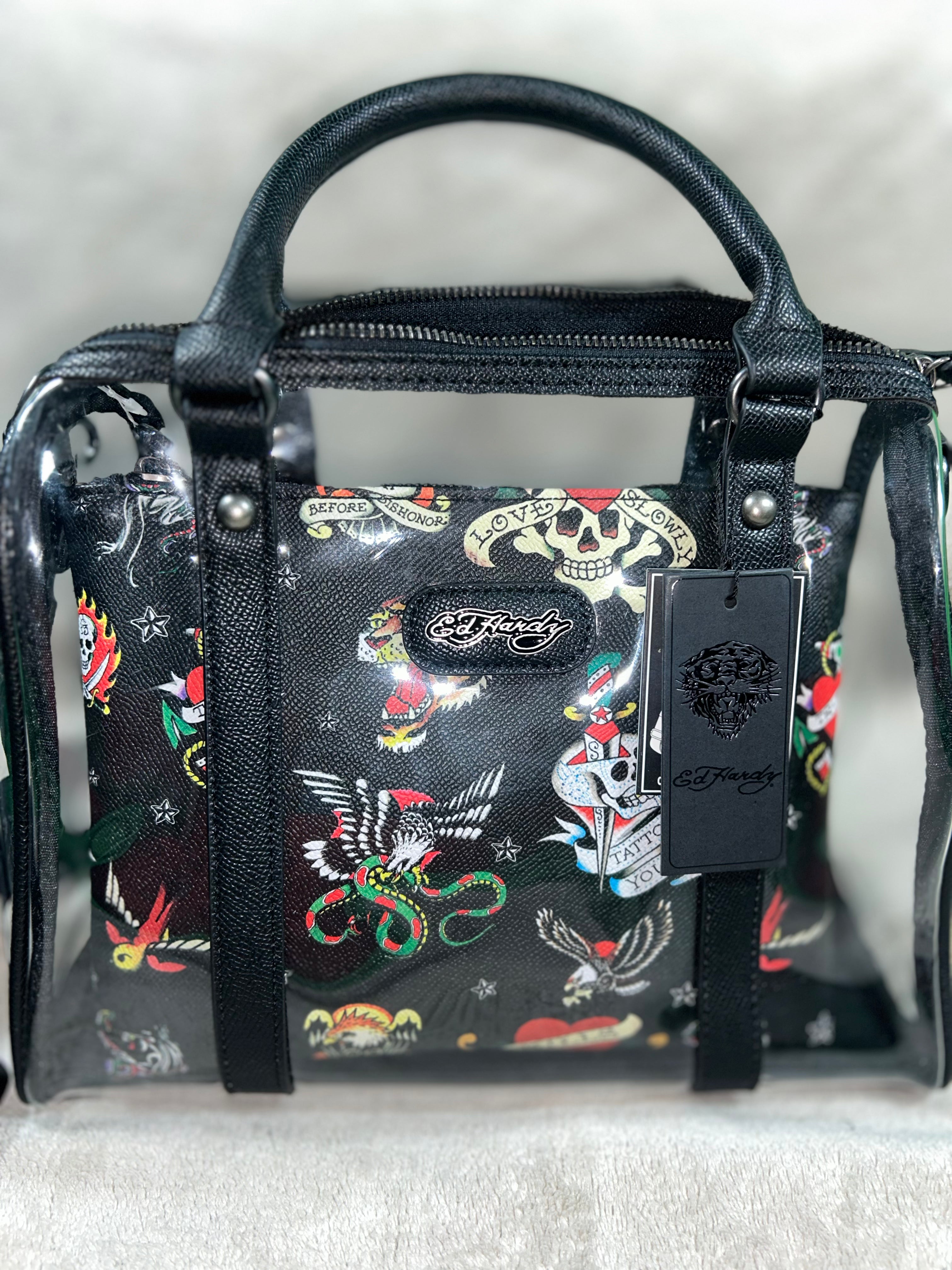 Ed Hardy Handbag & Pouch