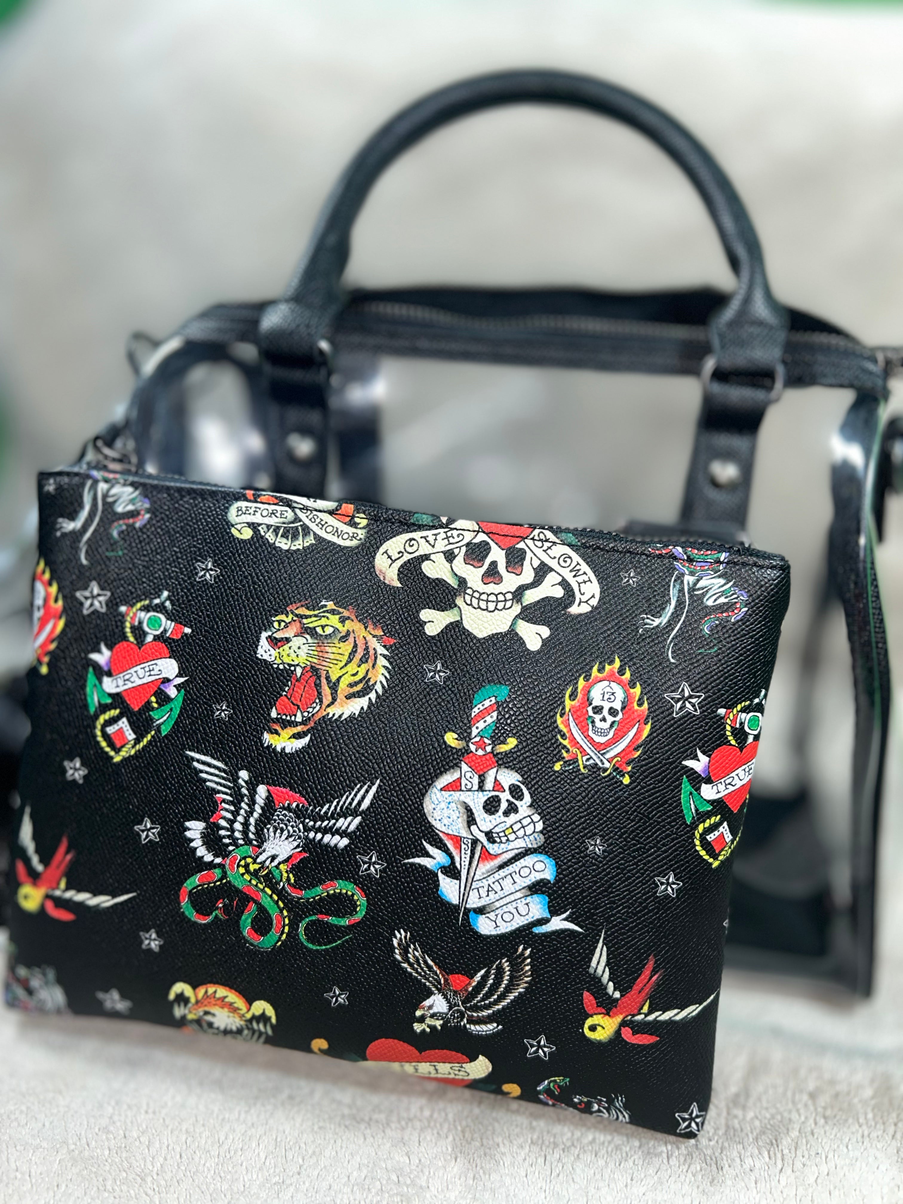 Ed Hardy Handbag & Pouch